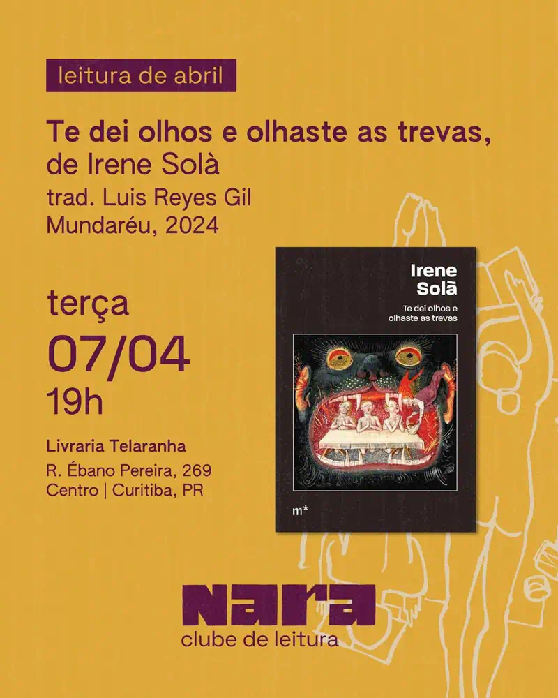 Clube de leitura Nara - 04/26