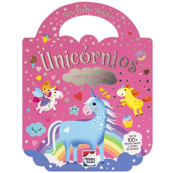 Meu Brilho Mágico! Livro de Atividades: Unicórnios