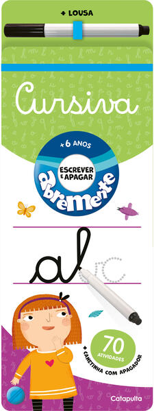 Abremente escrever e apagar: Cursiva