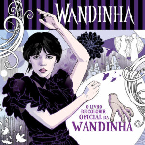 O livro de colorir oficial da Wandinha