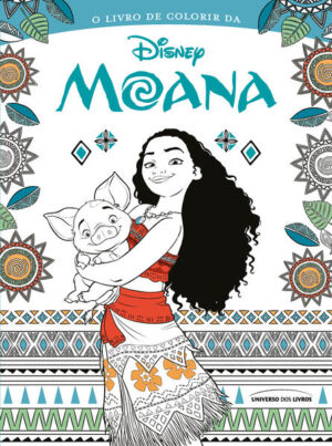 O livro de colorir da Moana