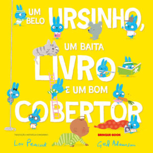 Um belo ursinho, um baita livro e um bom cobertor