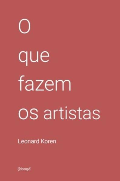 O que fazem os artistas
