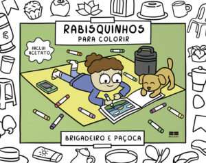 Rabisquinhos para colorir: Brigadeiro e Paçoca