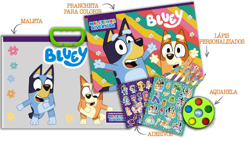 Bluey Maletinha Divertida