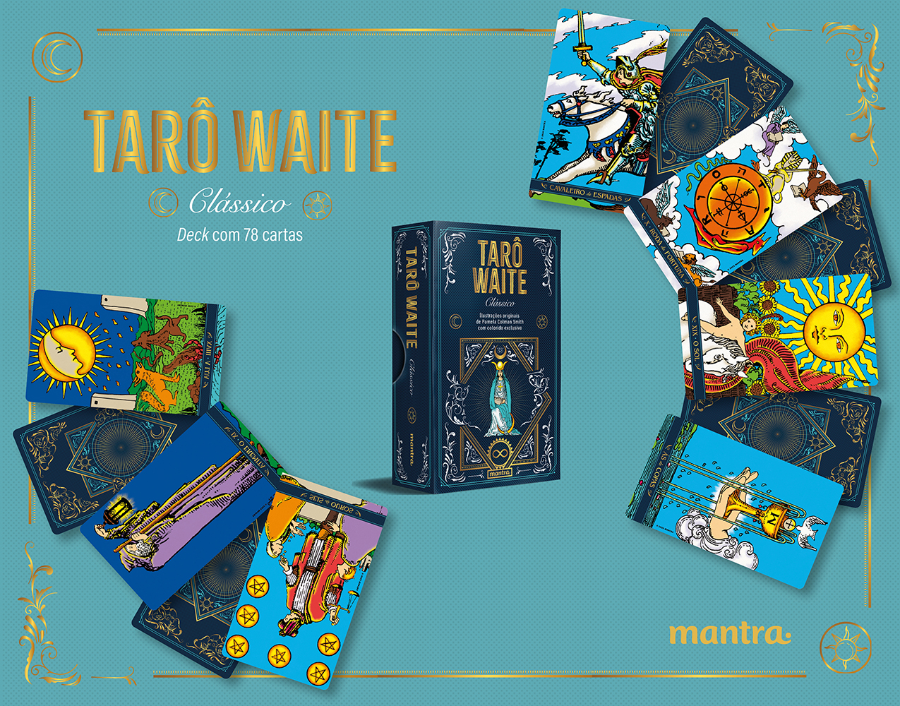 Tarot Waite Clássico – Deck com 78 cartas ilustradas por Pamela Colman Smith - Imagem 2