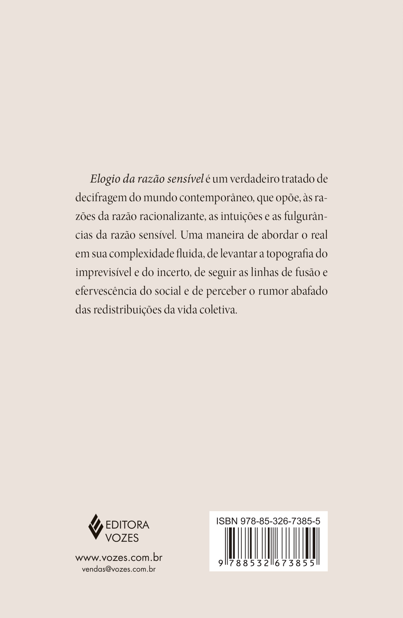 Elogio da razão sensível - Imagem 2