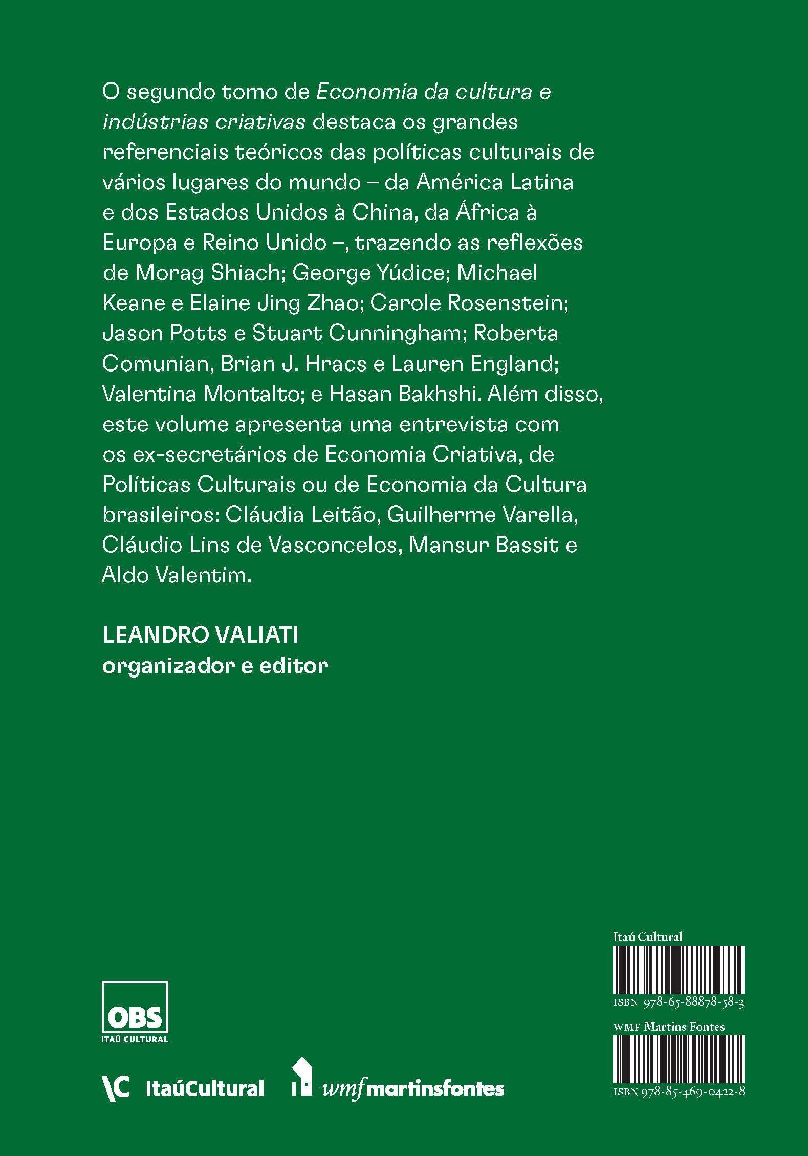 Economia da cultura e indústrias criativas - Tomo II - Políticas públicas, evidências e modelos - Imagem 2