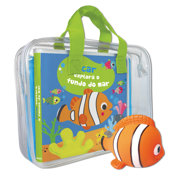 Livro de banho: Oscar explora o fundo do mar