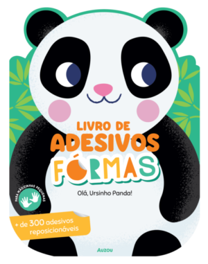 Livro de adesivos formas: Olá, Ursinho Panda!