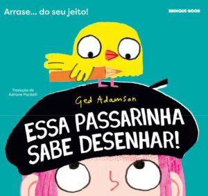 Essa passarinha sabe desenhar!