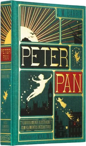 Peter Pan – Edição de luxo ilustrada e com elementos interativos do estúdio MinaLima