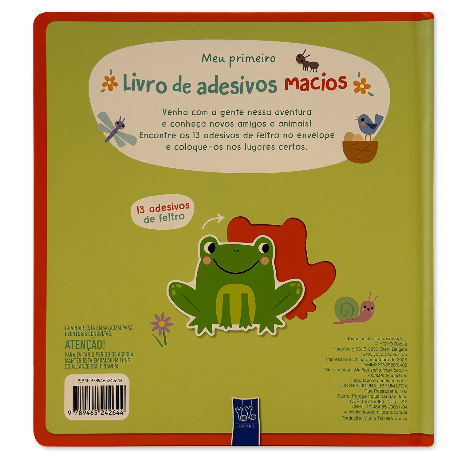 Meu primeiro livro de adesivos macios - Animais ao meu redor - Imagem 2