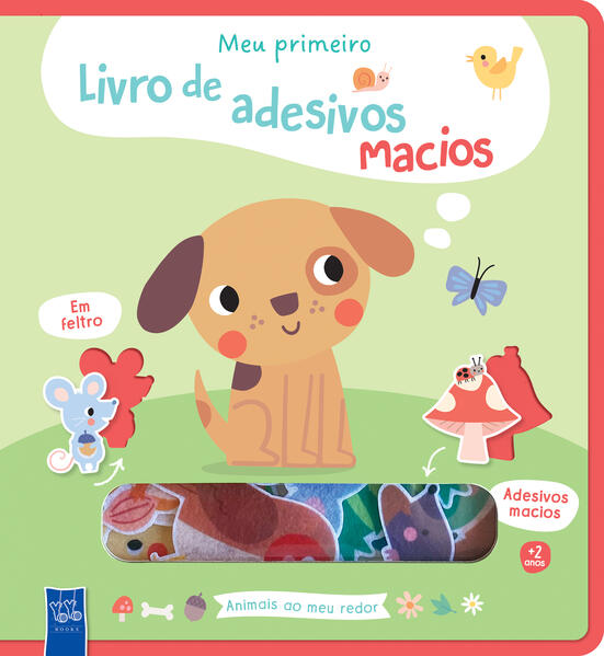 Meu primeiro livro de adesivos macios - Animais ao meu redor
