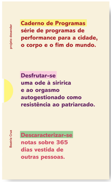 Coleção Projeto Desandar